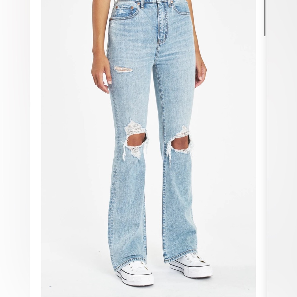 DAZE Go-Getter High Rise Flare in Tough Love